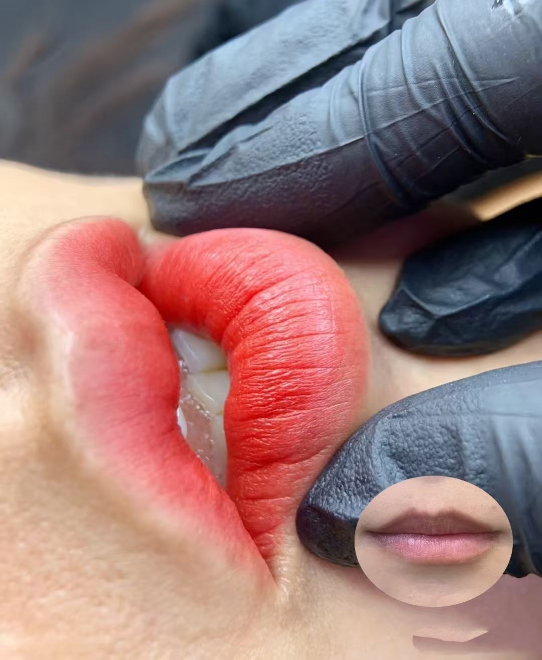Natural tone lip blush by Pinkc Nail Beauty in Kepong